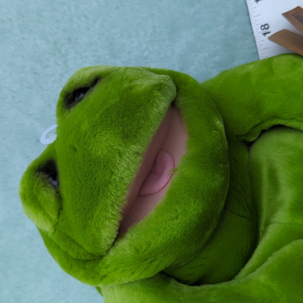 Applause Lou Rankin Herbert frog full body puppet plush new with tags - Picture 11 of 11